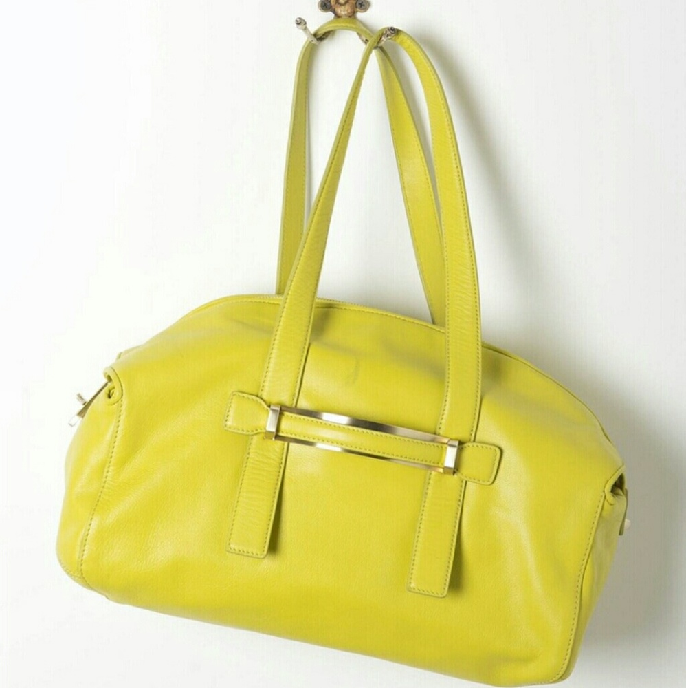 Leifsdottir Shoulder bag citron leather NWOT